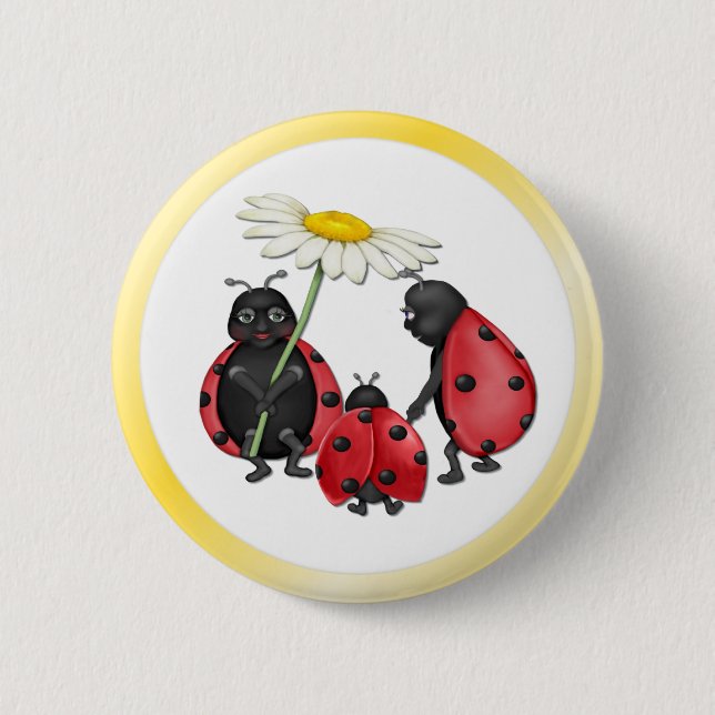 Ladybug Stroll Button (Vorderseite)