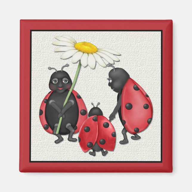 Ladybug Stroll Magnet (Vorne)