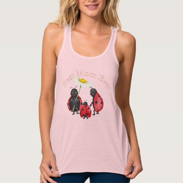 Ladybug Stroll - Mama Tank Top (Vorderseite)