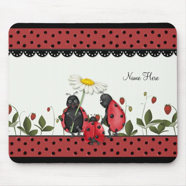 Ladybug Stroll Mousepad (Vorne)