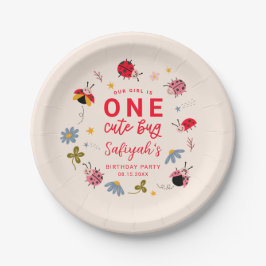 Ladybug Summer 1. Geburtstag Party Pappteller