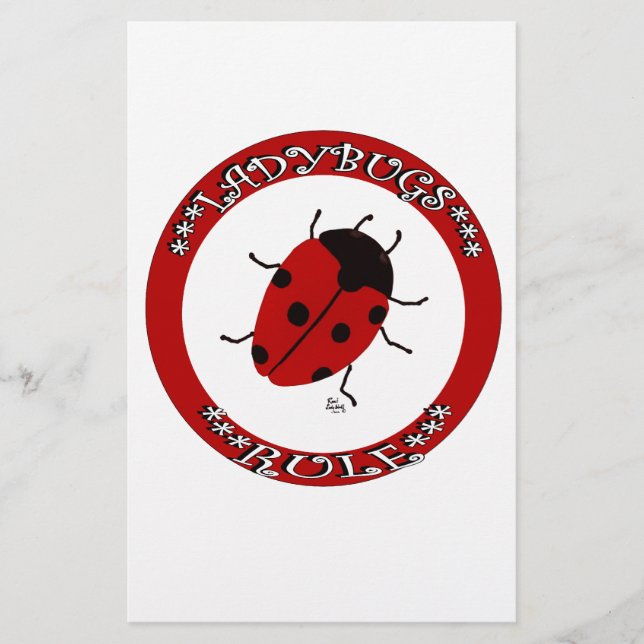 Ladybug-Taste Briefpapier (Vorderseite)