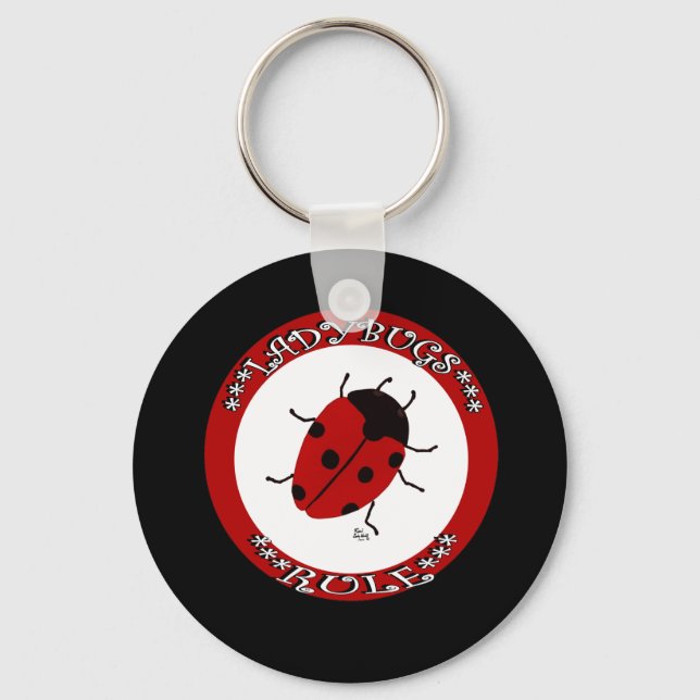 Ladybug-Taste Schlüsselanhänger (Vorderseite)