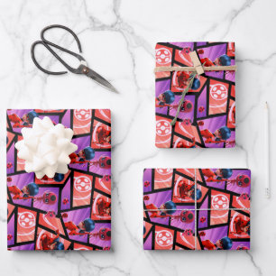 Ladybug & Tikki Muster Geschenkpapier Set