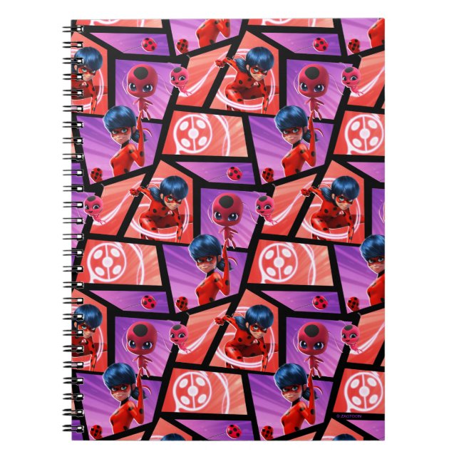 Ladybug & Tikki Muster Notizblock (Vorderseite)