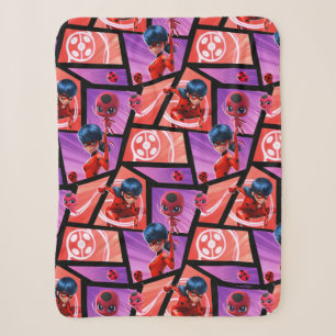 Ladybug & Tikki Muster Sherpadecke