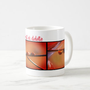 Ladybug Trio Naturofotografie Personalisiert Kaffeetasse