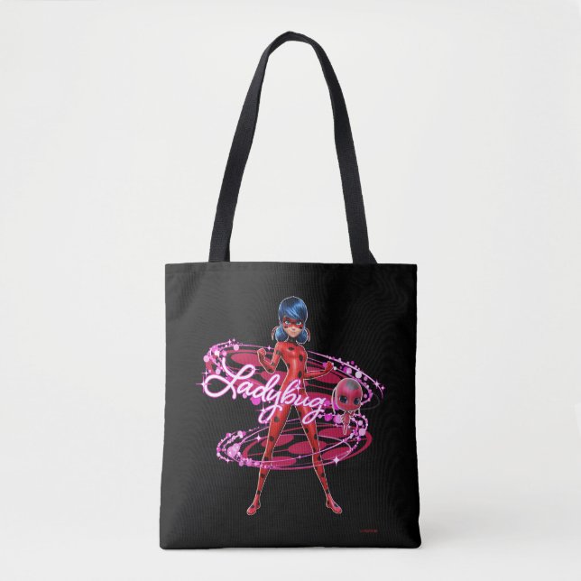 Ladybug und Tikki Graphic Tasche (Vorderseite)