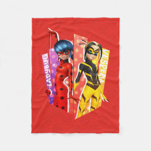 Ladybug und Vesperia Graphic Fleecedecke