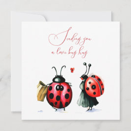 Ladybug Valentine's Day Card Feiertagskarte