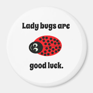 Ladybug, viel Glück Magnet