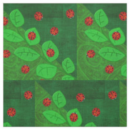 Ladybug Whimsey 3D Folk Art 3 Stoff