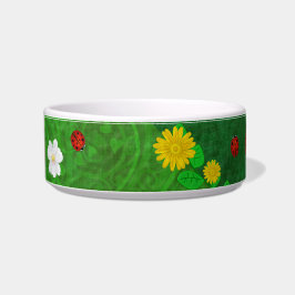 Ladybug Whimsey 3D Folk Art Napf
