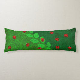 Ladybug Whimsey 3D Folk Art Seitenschläferkissen