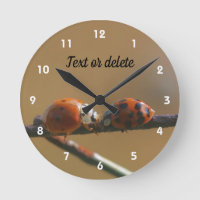 Ladybugs auf einem Drahtzaun Personalisiert küssen
