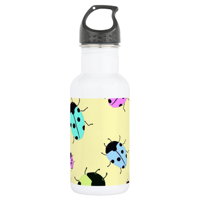 LADYBUGS EDELSTAHLFLASCHE (Vorderseite)