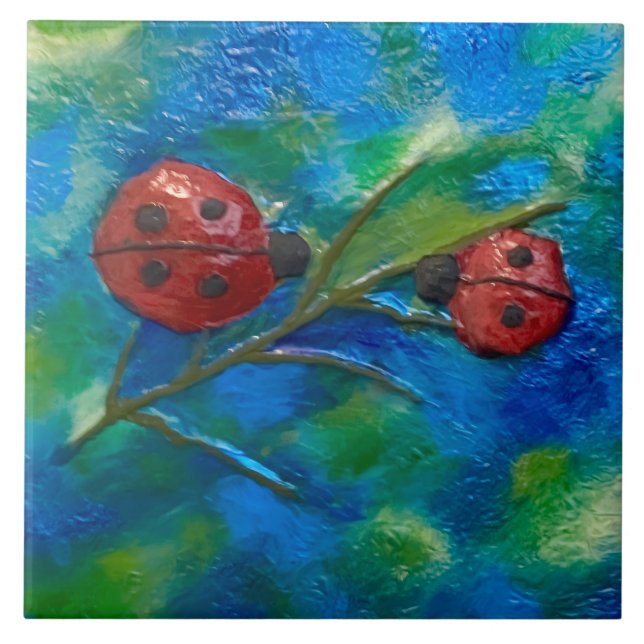 Ladybugs Fliese (Vorderseite)