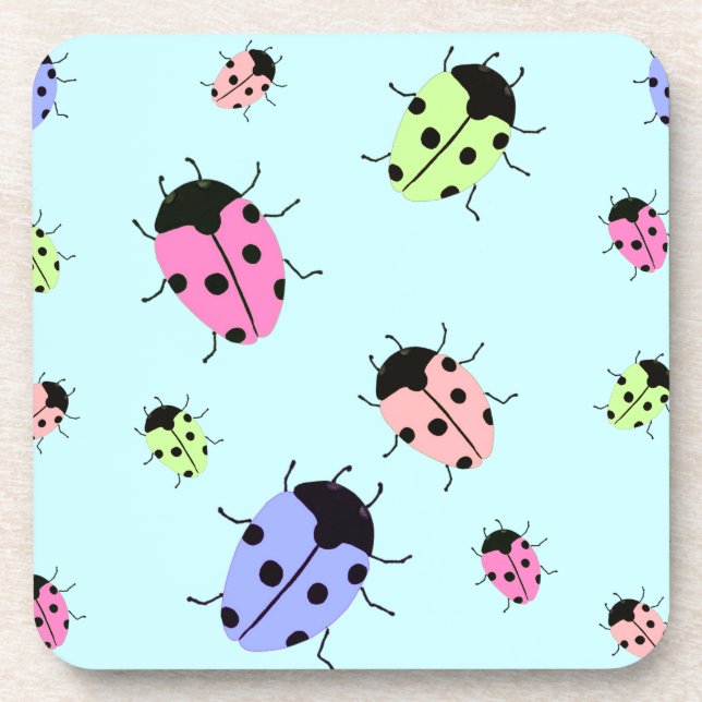LADYBUGS GETRÄNKEUNTERSETZER (Vorderseite)