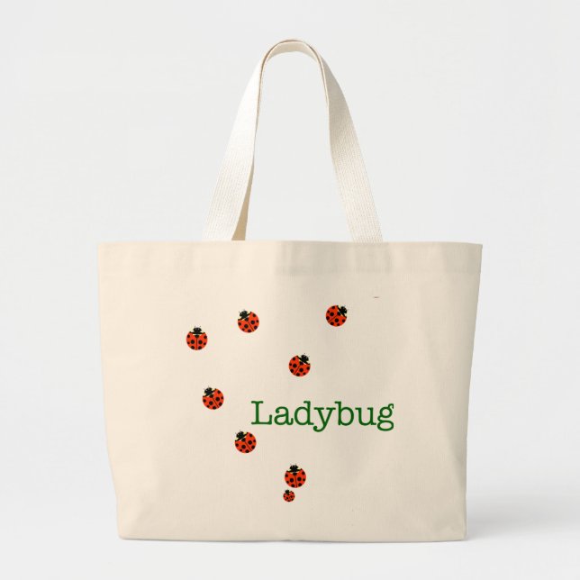Ladybugs Jumbo Stoffbeutel (Vorne)