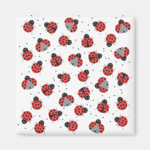 Ladybugs-Muster Magnet