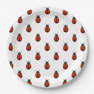 Ladybugs Pappteller