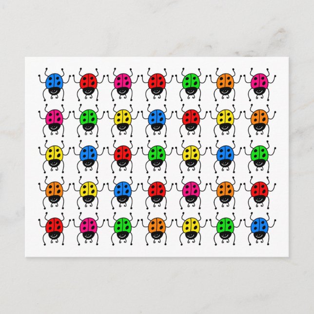Ladybugs Postkarte (Vorderseite)