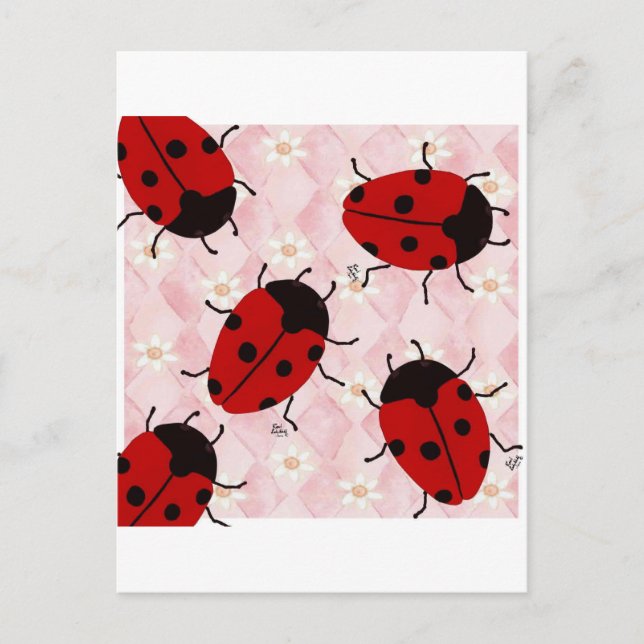 LADYBUGS POSTKARTE (Vorderseite)