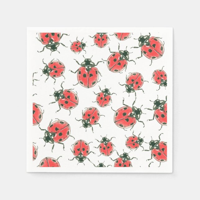 Ladybugs Serviette (Vorderseite)
