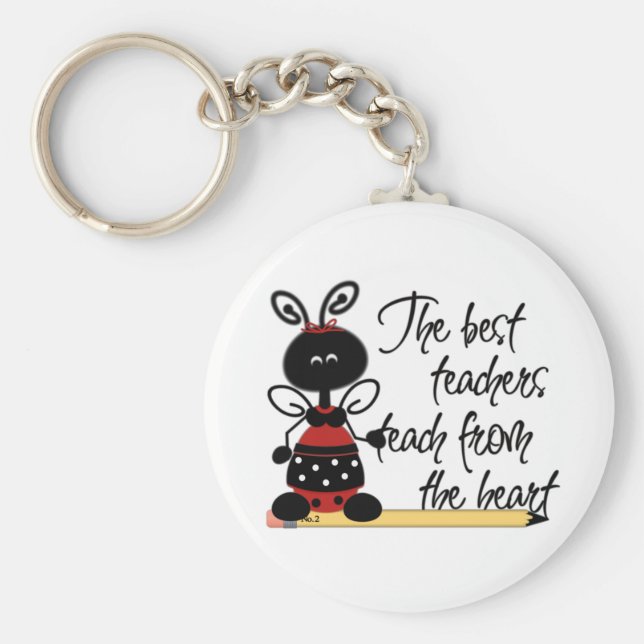 Ladybugs Teacher's Key Chain Schlüsselanhänger (Vorne)