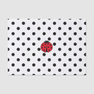Ladybugs und Polka-Punkte Seidenpapier