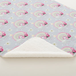 Ladybugs und Rainbows Sherpadecke