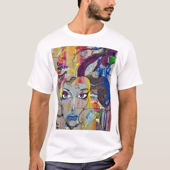 Ladyface Art T-Shirt (Vorderseite)
