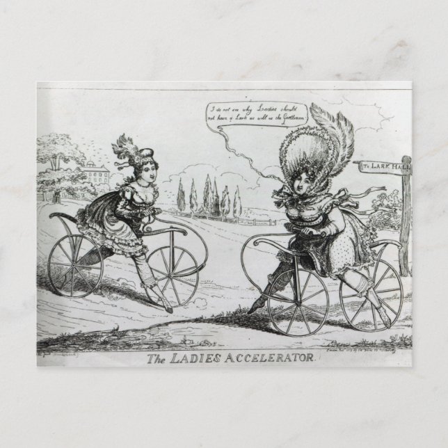 Ladys Accelerator, 1819 Postkarte (Vorderseite)