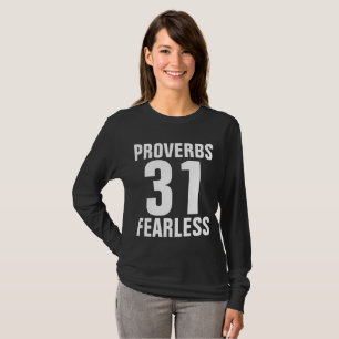 Ladys Christlich T - Shirt, PROVERBS 31 ANGST T-Shirt