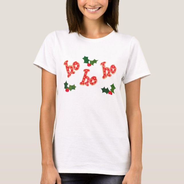 Ladys Christmas Spaghetti Top (Vorderseite)