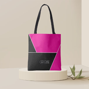 Ladys Elegante Simple Pattern Black Niedlich Tote Tasche