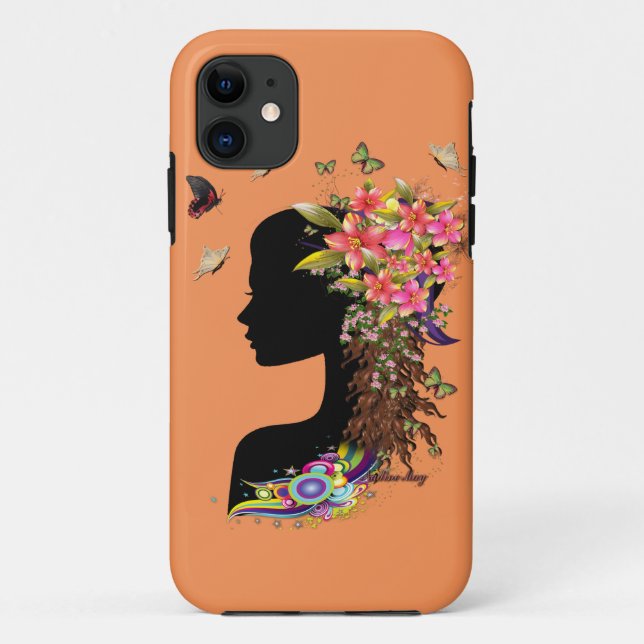 Ladys Fantasy Fashion Case-Mate iPhone Hülle (Rückseite)