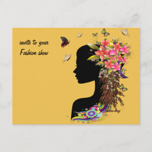 Ladys Fantasy Fashion Postkarte