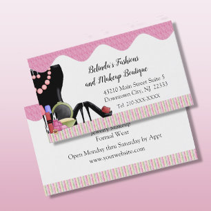 Ladys Fashion Boutique Business Card Visitenkarte