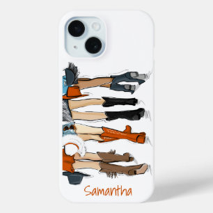Ladys Fashion Cowboy Boots Burnt Orange Texas Case-Mate iPhone Hülle