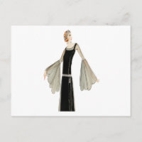 Ladys Fashion Illustration der 1920er Jahre