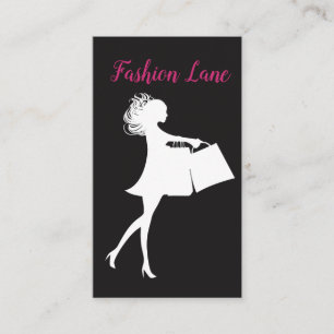 Ladys Fashion Shopping Visitenkarte