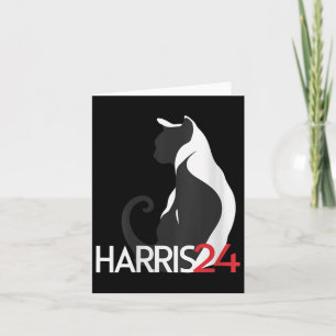Ladys for Kamala Funny Cat 2024 Präsident Kamala-K Karte