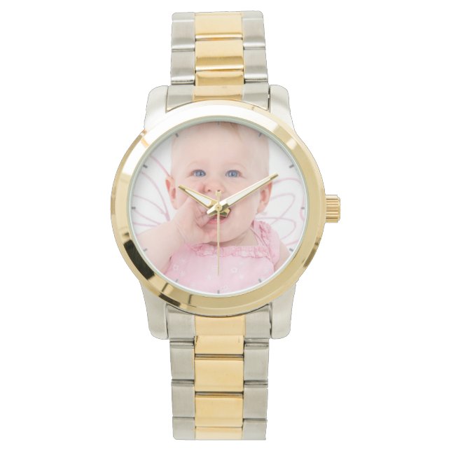 Ladys FOTO Gift Watch Mama Schwester Oma Friend Armbanduhr (Vorderseite)