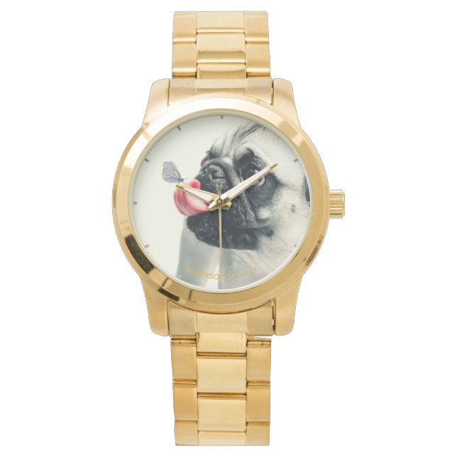 Ladys FOTO Watch Pet Memorial oder JEDE Gelegenhei Armbanduhr (Vorderseite)