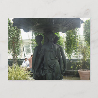 Ladys Fountain Postcard Postkarte