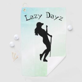 Ladys Golf Green Golfhandtuch