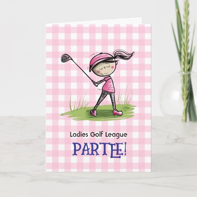 Ladys Golf League 12x18 Einladung (Vorderseite)