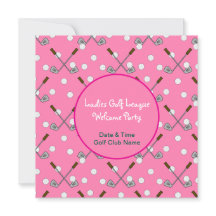 Ladys Golf League Party Einladung