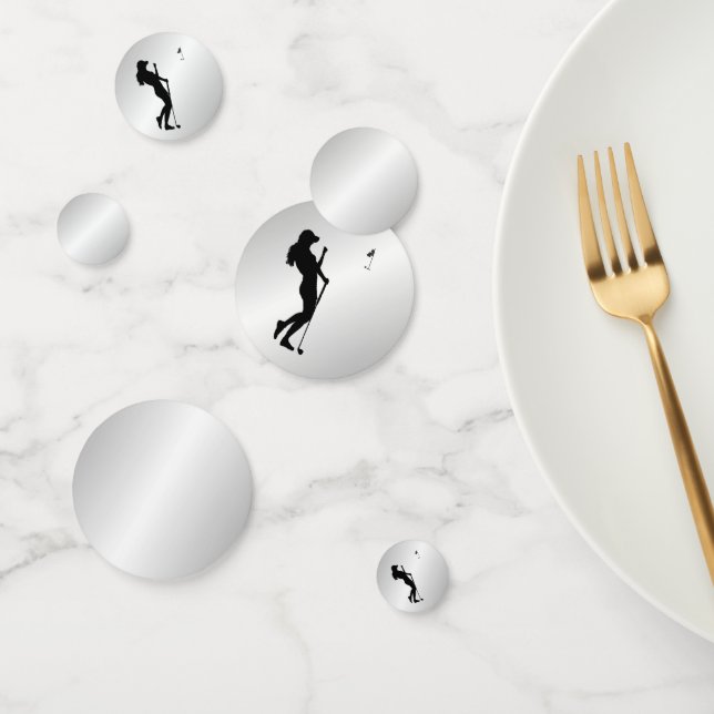 Ladys Golfer Konfetti (Gruppe)